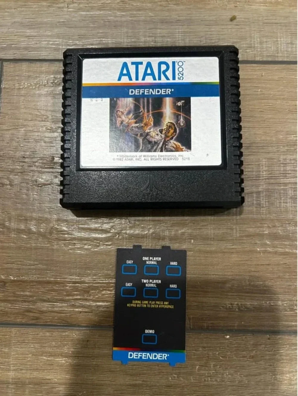 Atari 5200 Games Lot Overlays Pac-Man Galaxian Defender Centipede Super Breakout